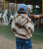 Jody Teddy Hoodie, Tiger - Image 4