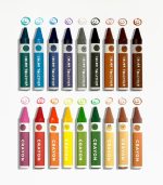 Color Together Triangular Crayons - Easy Grip - Set of 18 - Image 3