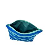 Aqua Ripple Flat Bottom Pouch - Medium - Image 3