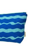 Aqua Ripple Flat Bottom Pouch - Medium - Image 4