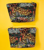 Jungle Mosaic Flat Bottom Pouch - Medium - Image 5