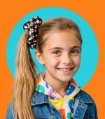 Kiddoz Cozy Check Love Scrunchie - Image 2