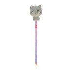Pencil With Squishy Kitty "Be Curious"