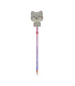 Pencil With Squishy Kitty "Be Curious"