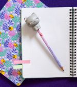 Pencil With Squishy Kitty "Be Curious" - Image 2