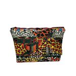 Jungle Mosaic Flat Bottom Pouch - Medium