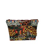 Jungle Mosaic Flat Bottom Pouch - Medium