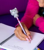 Pencil With Squishy Kitty "Be Curious" - Image 5