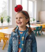 Kiddoz Fuzzy Apple Tiara - Image 2