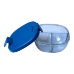 Yumbox Snack Bowl - 3-sections Navy Blue