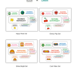 All In One School Set Labels - Sticker Club Collection