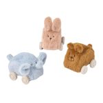 Ansel Plush Car 3-pack, Pale Tuscany Mix