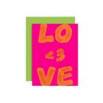 Lo <3 Ve Greeting Card