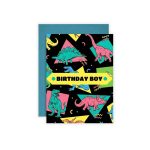 Dino Birthday Boy Greeting Card