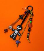 Spooktacular Skeleton Black Key/Bag Charm - Image 3