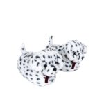 Dalmatian Footies, Beige/Black