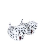 Dalmatian Footies, Beige/Black