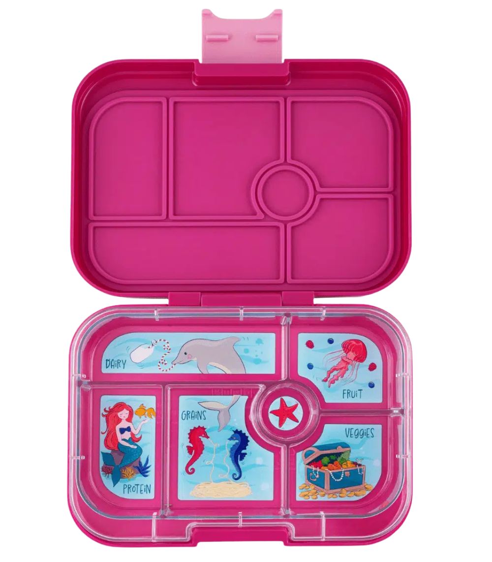 129 Yumbox Original - 6-sections Malibu Purple /Mermaid Tray - Image 1