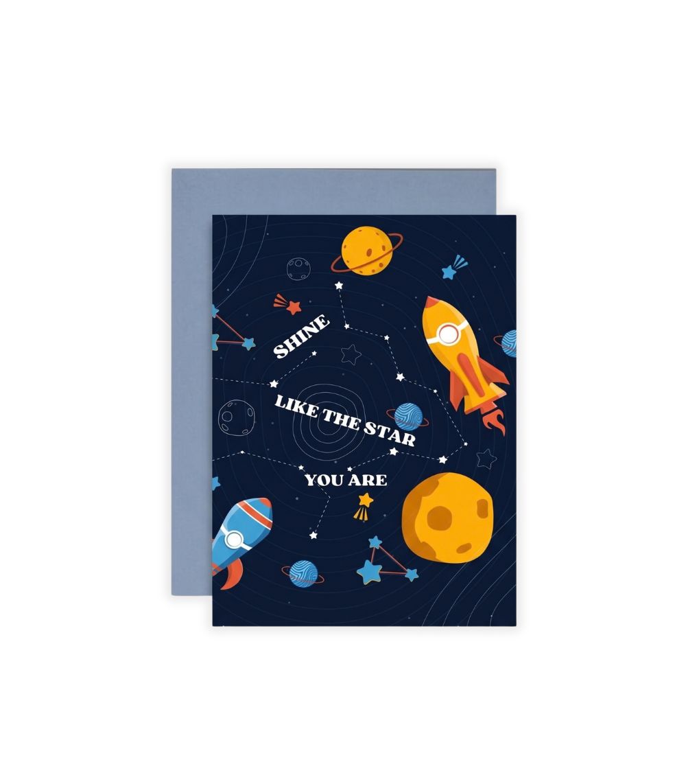 13 Shine Like The Star You Are Greeting Card - Image 1