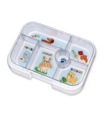 Yumbox Original - 6-sections Ami Purple/Cats And Dogs Tray - Image 3