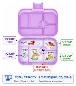 Yumbox Original - 6-sections Ami Purple/Cats And Dogs Tray - Image 5