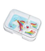 Yumbox Panino - 4-sections Power Pink/Unicorn Tray - Image 3