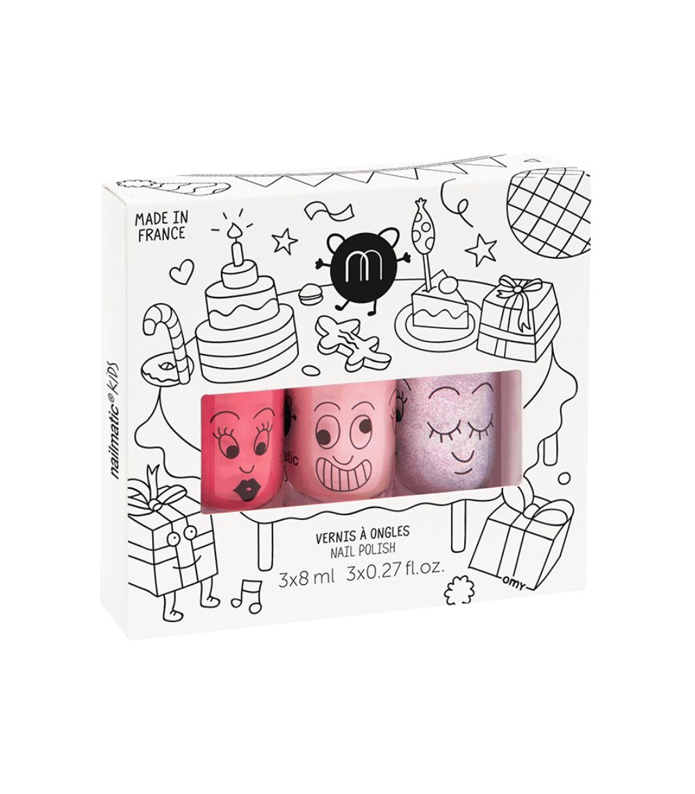 141 Box of 3 Nail Polishes - Party - Image 1