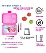 Yumbox Panino - 4-sections Power Pink/Unicorn Tray - Image 7