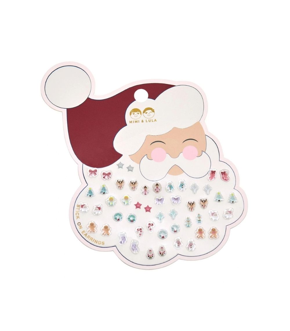 15 Santa Stick On Earrings - Image 1