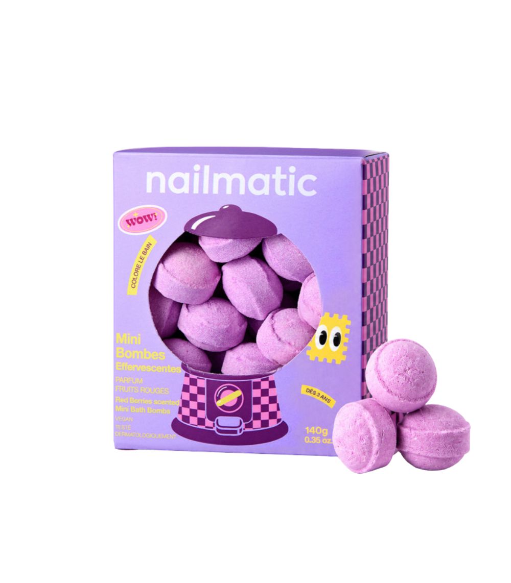 160 Mini Effervescent Bath Bombs Berry Bloom - Image 1
