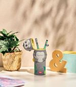 Kawaii 2 In 1 Soft Silicone Pencil Case - Kawai - "Wild But Kind" Gorilla - Image 4