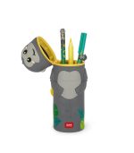 Kawaii 2 In 1 Soft Silicone Pencil Case - Kawai - "Wild But Kind" Gorilla - Image 3
