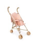 Poppy Doll Stroller Set, Pink Check - Image 3