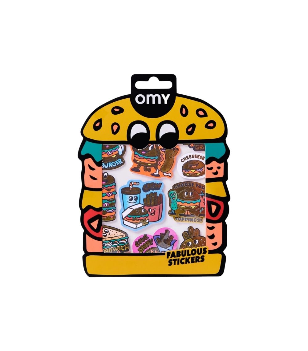 188 Fabulous Stickers Big - Burger - Image 1