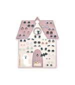 Haunted House Stick On Earrings