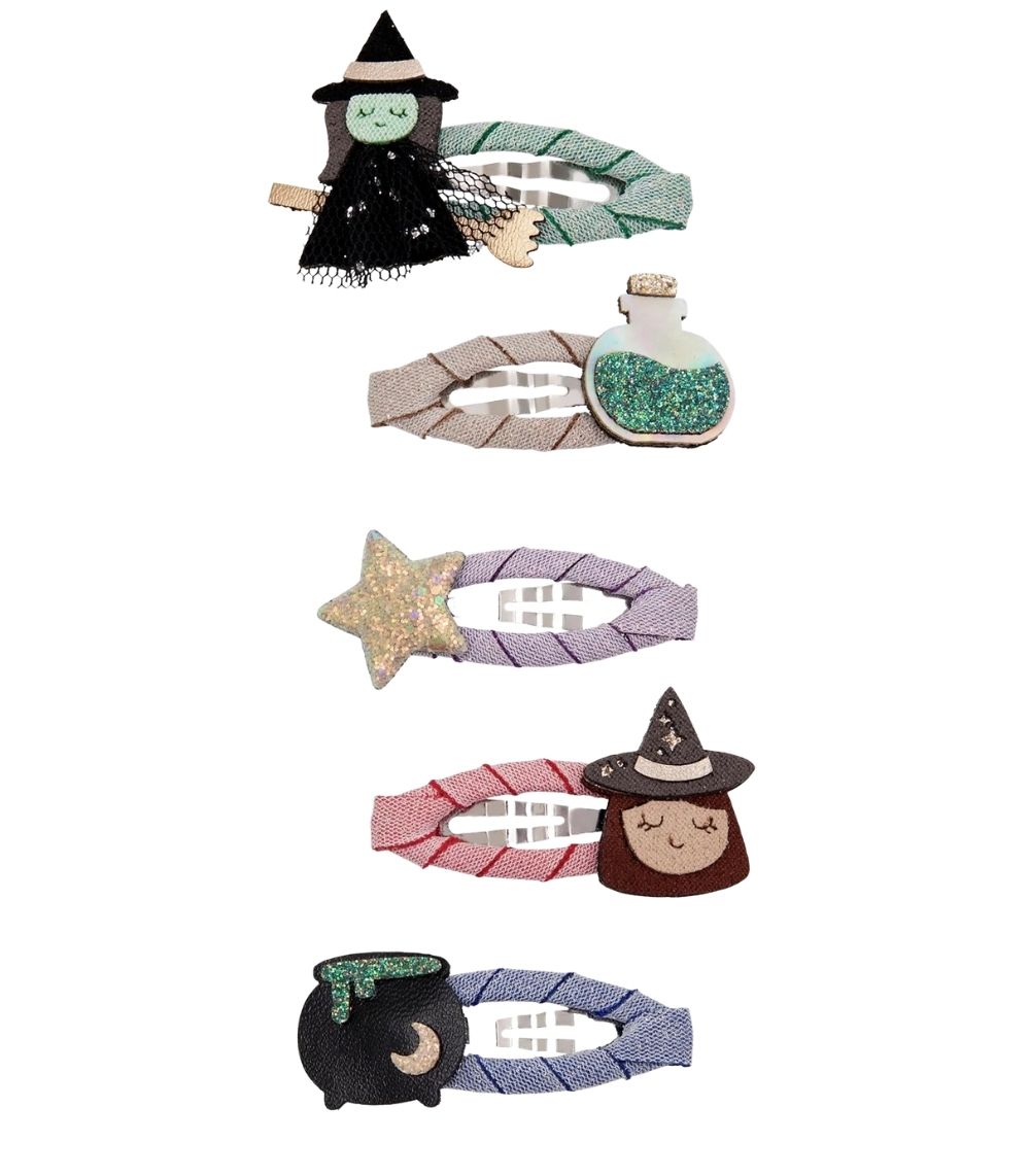 2 Witch Mini Hair Clips - Image 1