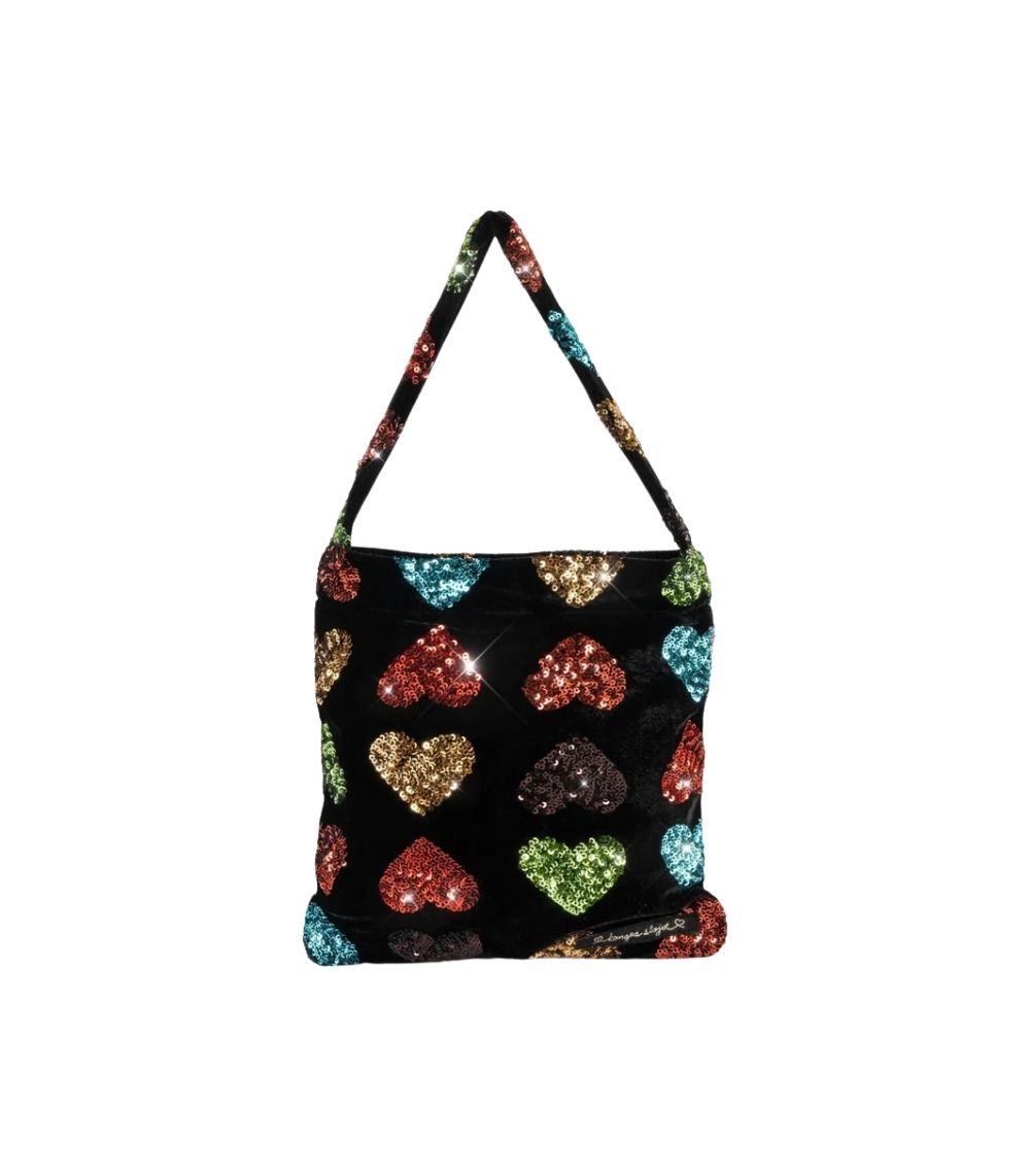 217 Cuore Bag, Amour Sequin - Image 1