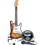 Electronic Rock Guitar With Wireless Amplifier & 2 Microphones