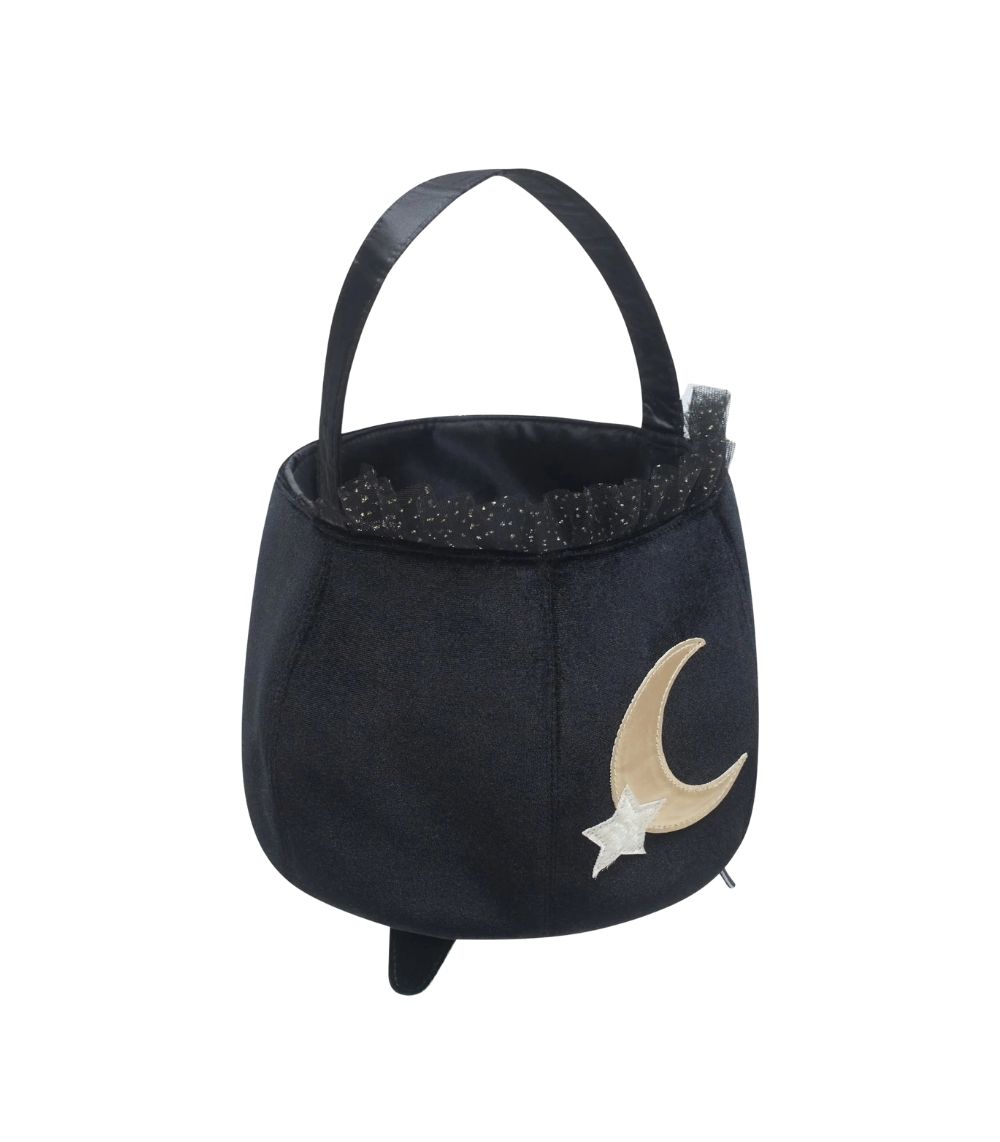 29 Black Cauldron Trick Or Treat Bag - Image 1