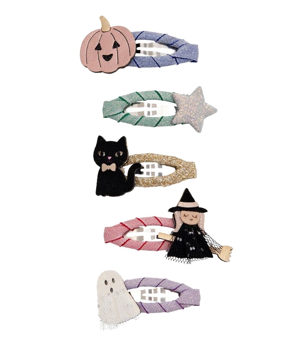 3 Halloween Mini Hair Clips - Image 1