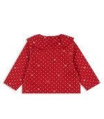 Magot Collar Jacket, Cherry Dot Derby - Image 3