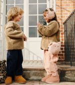 Timothy Plush Ear Warmers, Pale Tuscany - Image 2