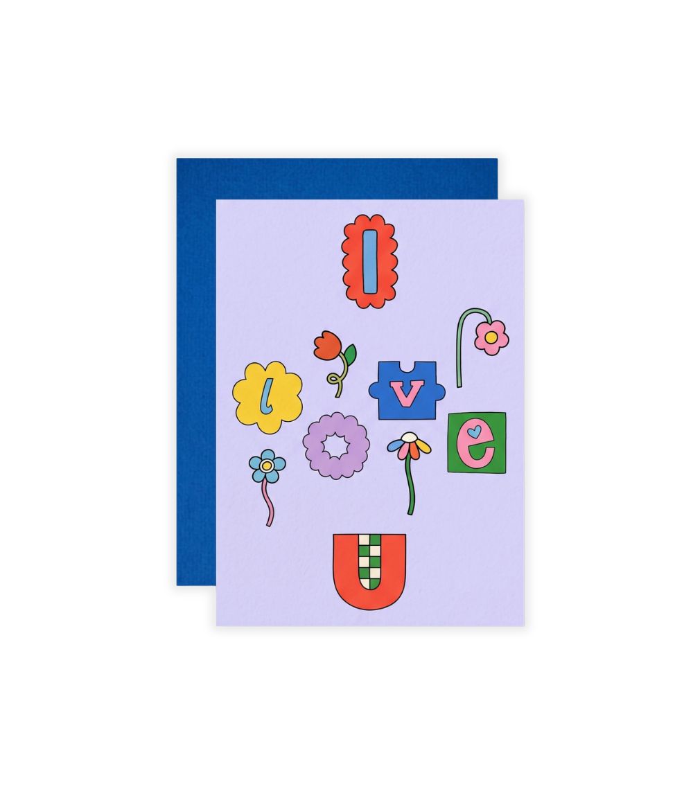 6 Blooming Love Greeting Card - Image 1