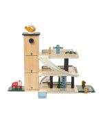 Jordy Wooden Parking Tower, Beach Blue Multi Mix
