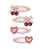 Fancy Cherries Hair Clips