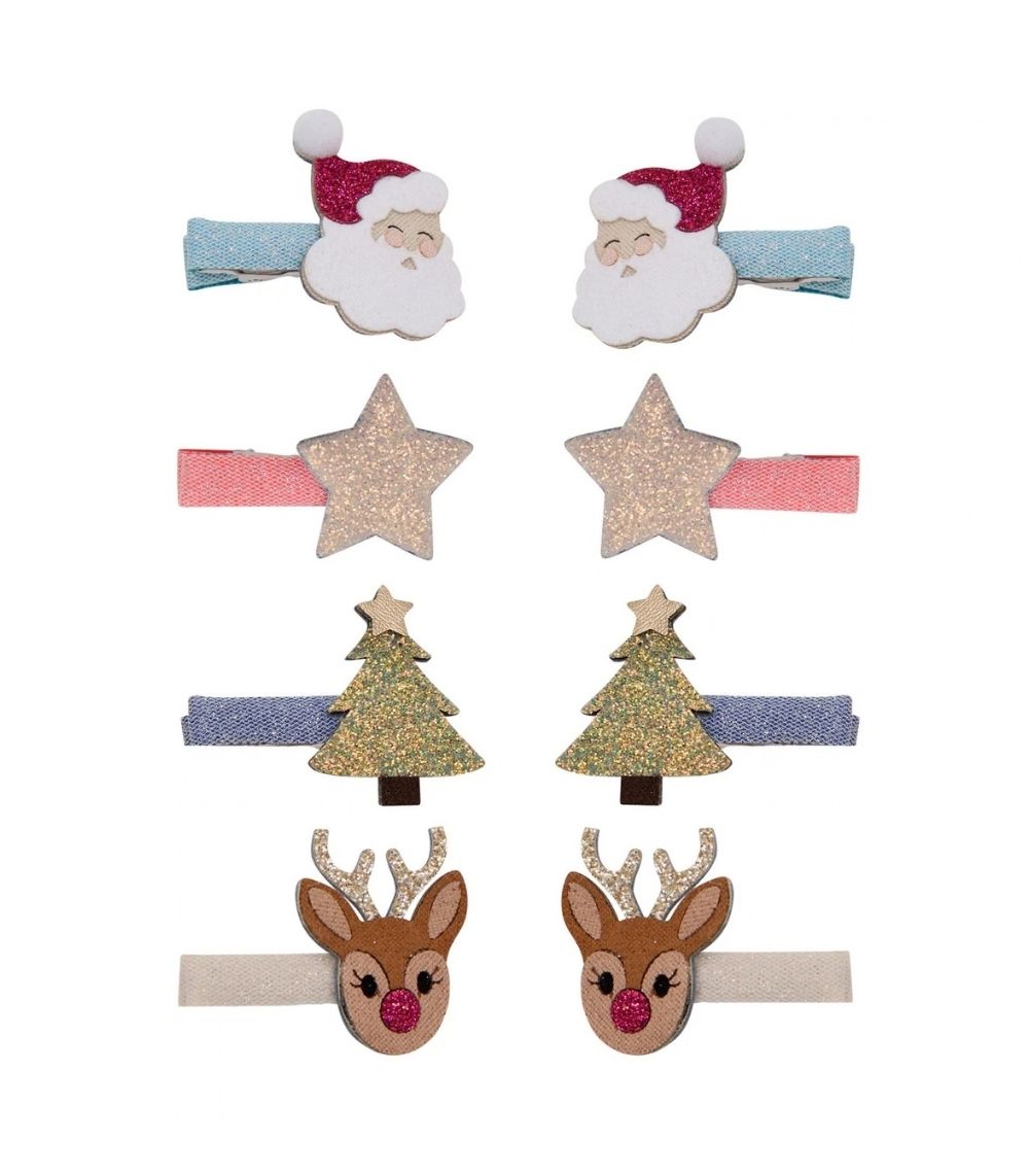 7 Christmas Salon Hair Clips - Image 1