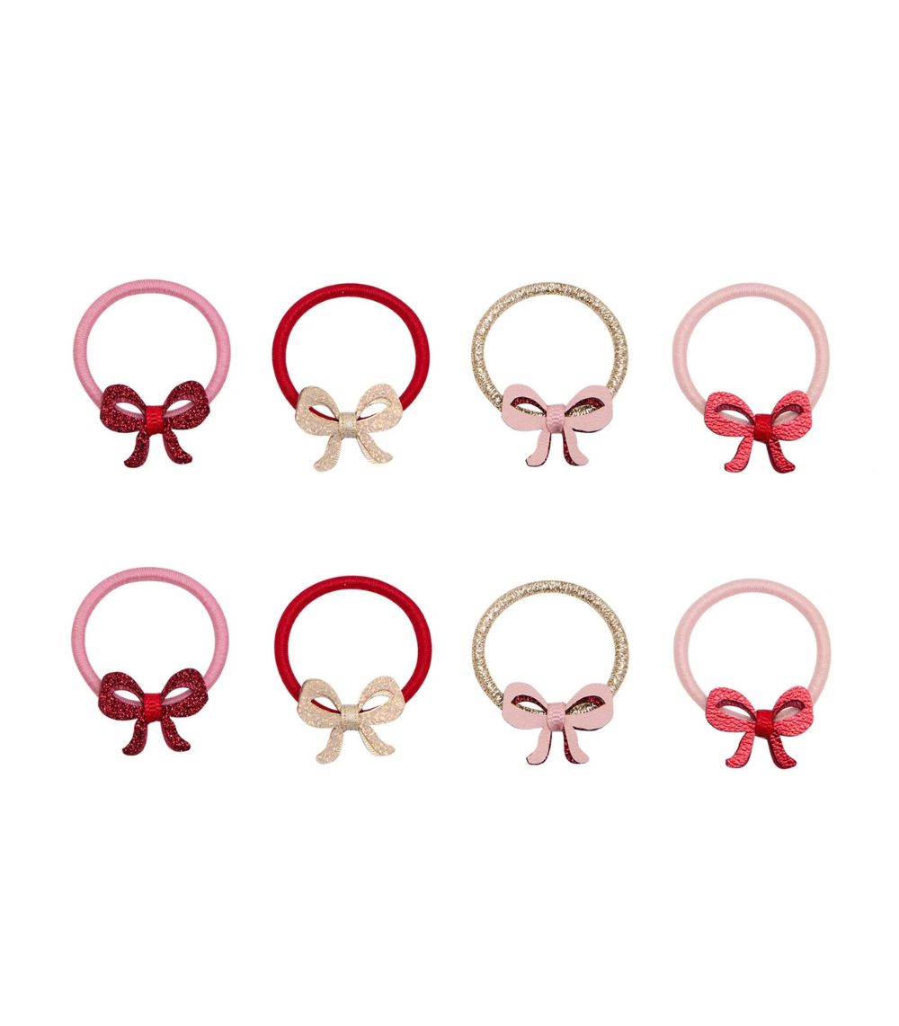 71 Cutesy Bow Mini Hair Ties - Image 1