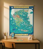 Magnetic Puzzle Map ''Travelling in Greece'' - Image 2
