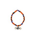 Spooky Smile Spider Beaded Bracelet