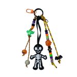 Spooktacular Skeleton Black Key/Bag Charm